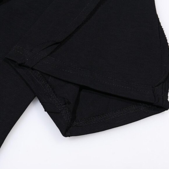 Thug Club Black T Shirt With Simple Design - Picture 6 of 8